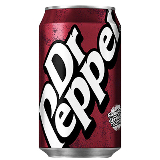 Meal card cover for: Dr. Pepper Can