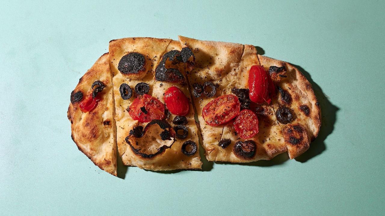Meal card cover for: Tomato & Olives Bread