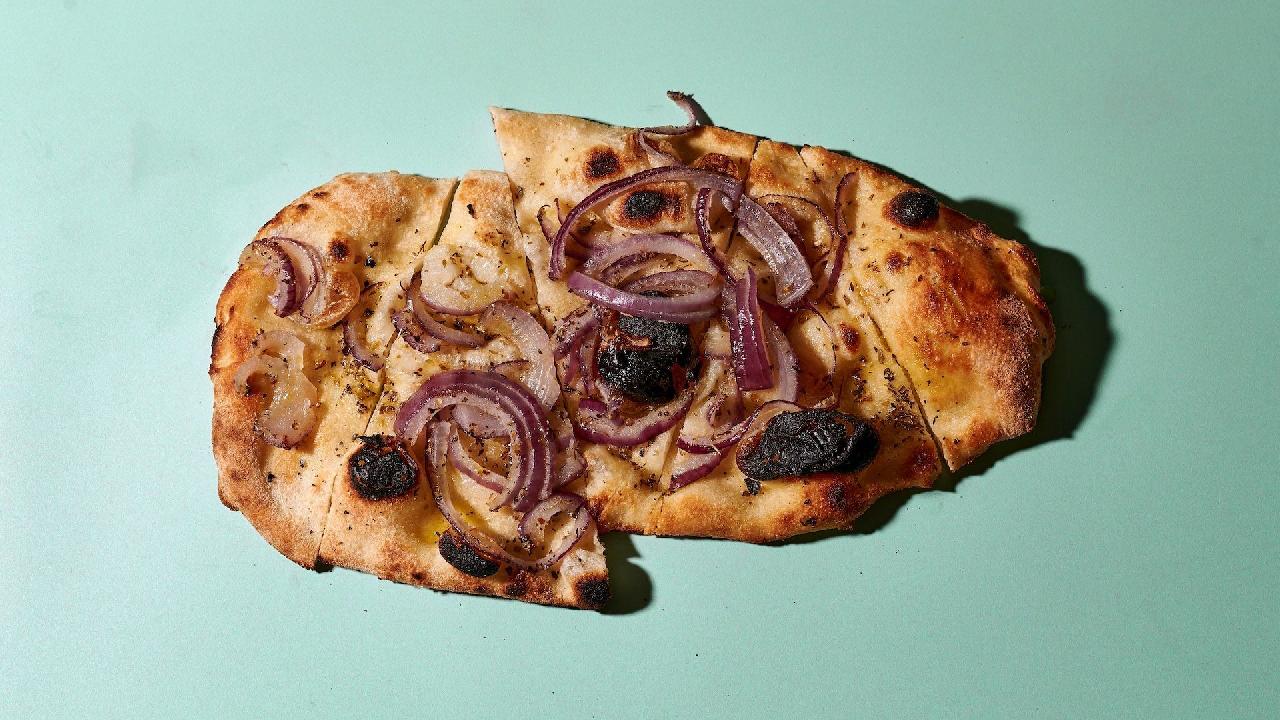 Meal card cover for: Red Onion Bread