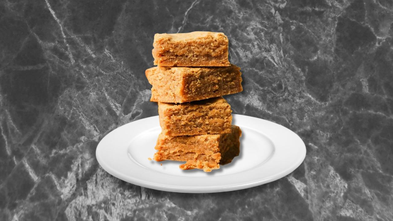 Meal card cover for: Peanut Butter Blondie