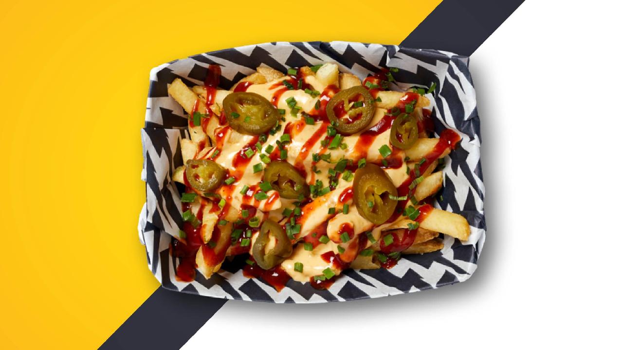 Meal card cover for: Dynamite Fries