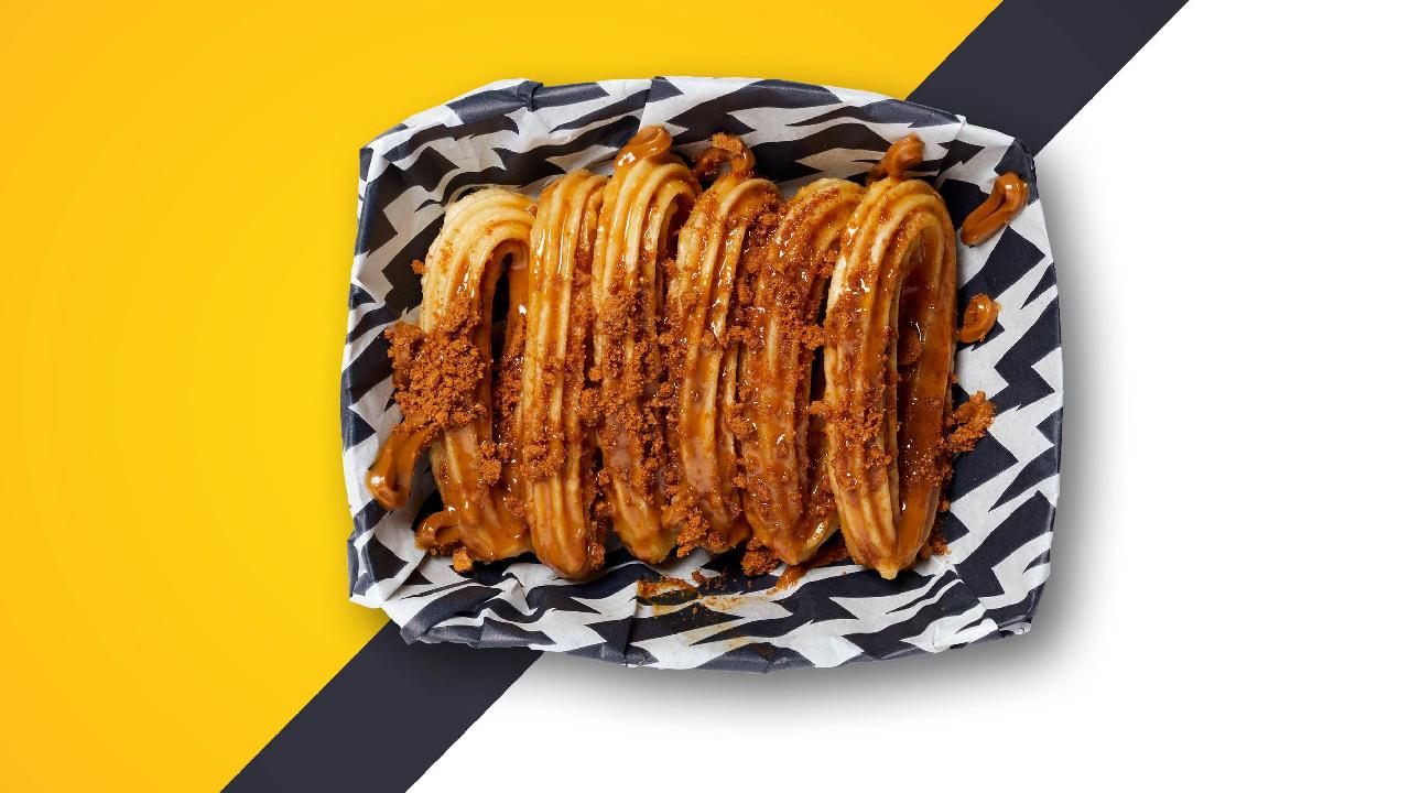 Meal card cover for: Small Biscoff Churros