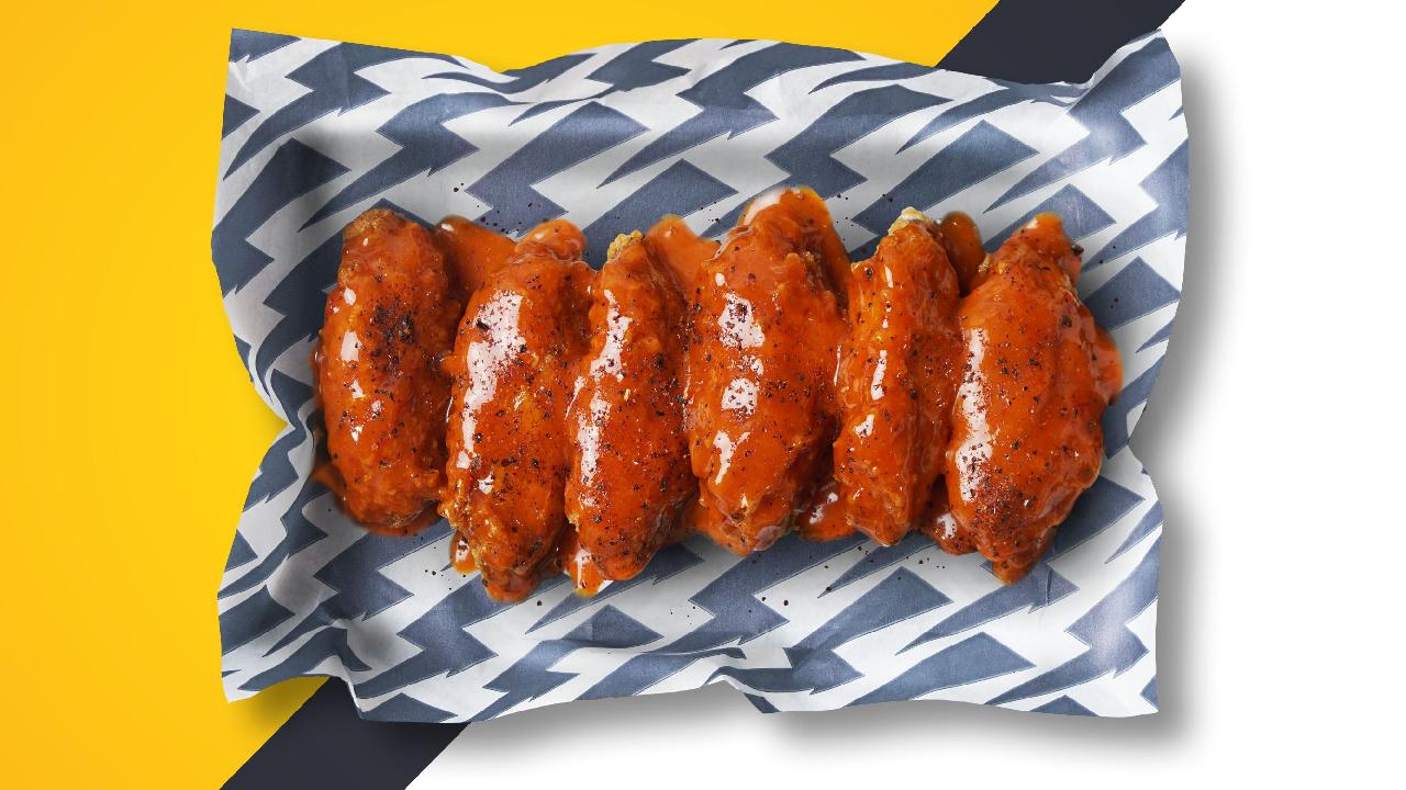 Meal card cover for: Hot Honey Wings