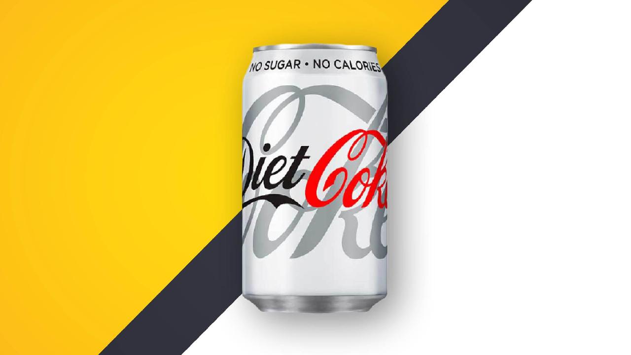 Meal card cover for: Diet Coke