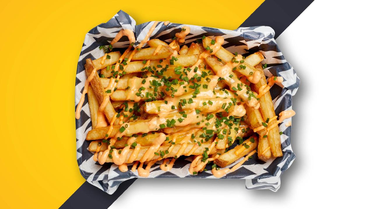 Meal card cover for: Meltdown Fries
