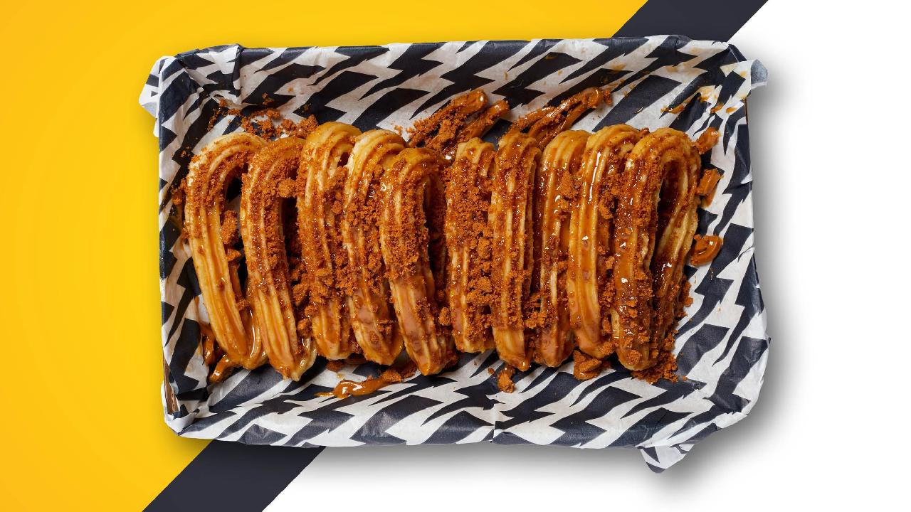 Meal card cover for: Large Biscoff Churros