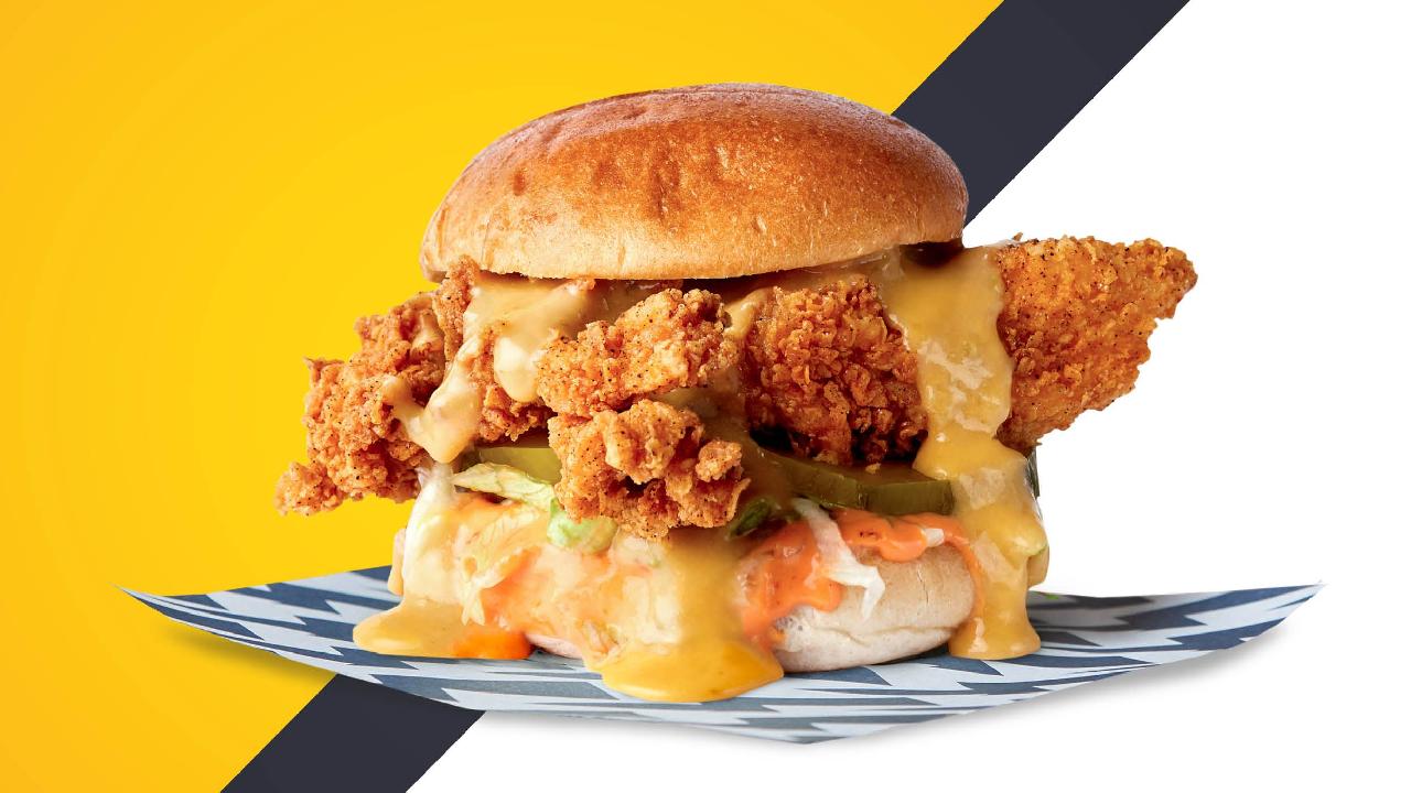 Meal card cover for: The Meltdown Bun