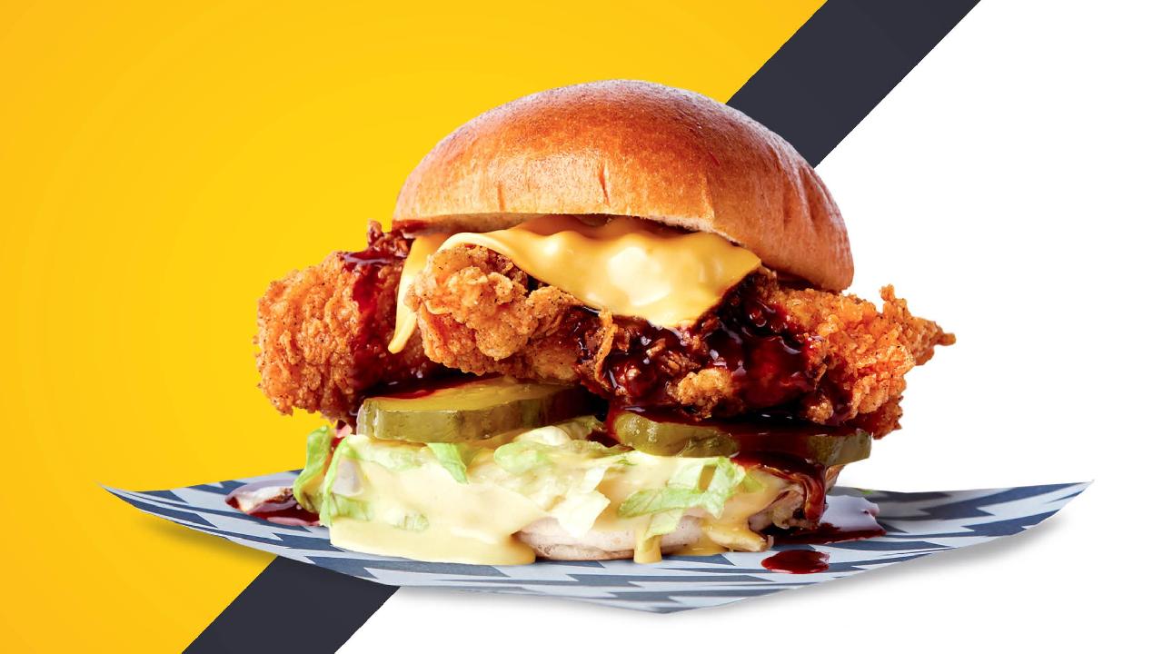 Meal card cover for: BBQ Burger 