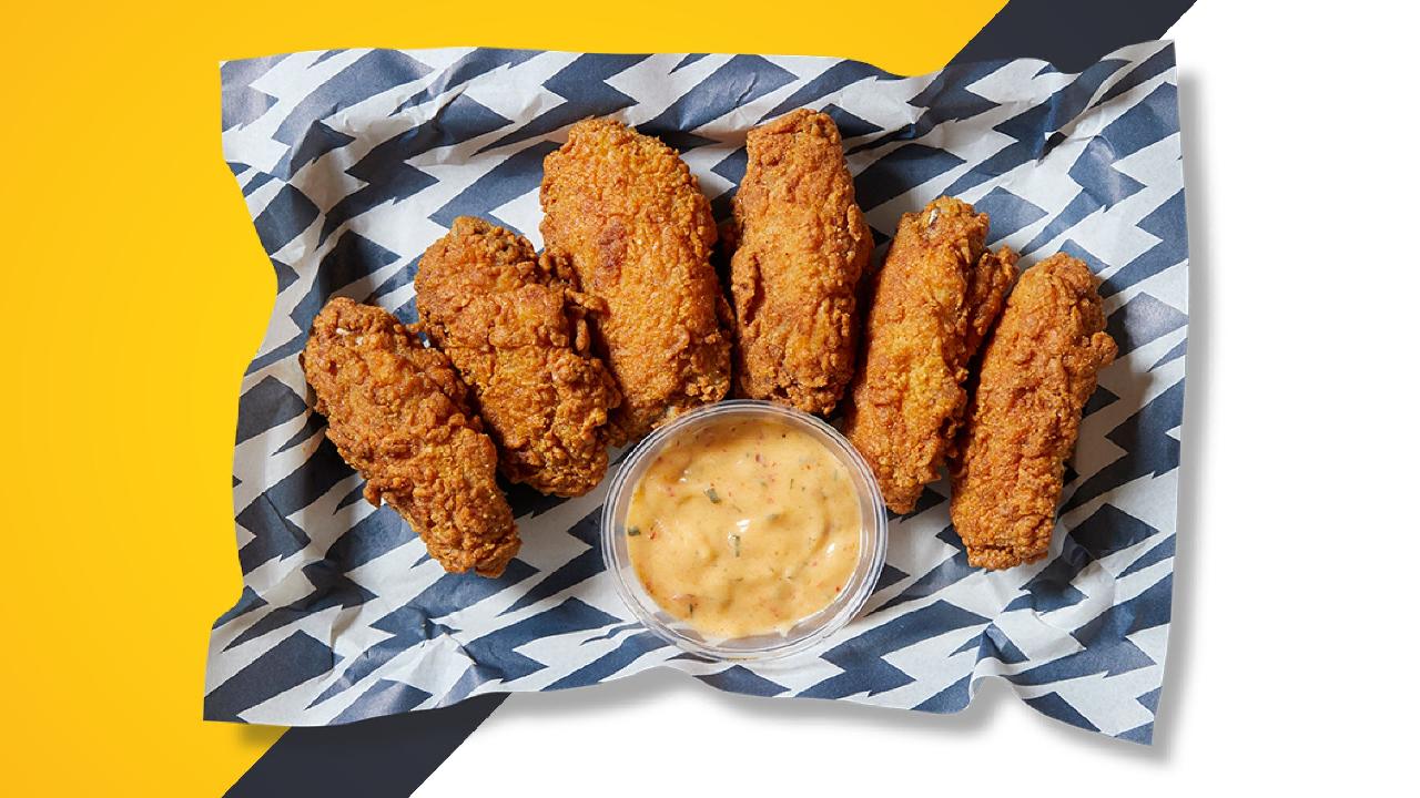Meal card cover for: Naked Wings