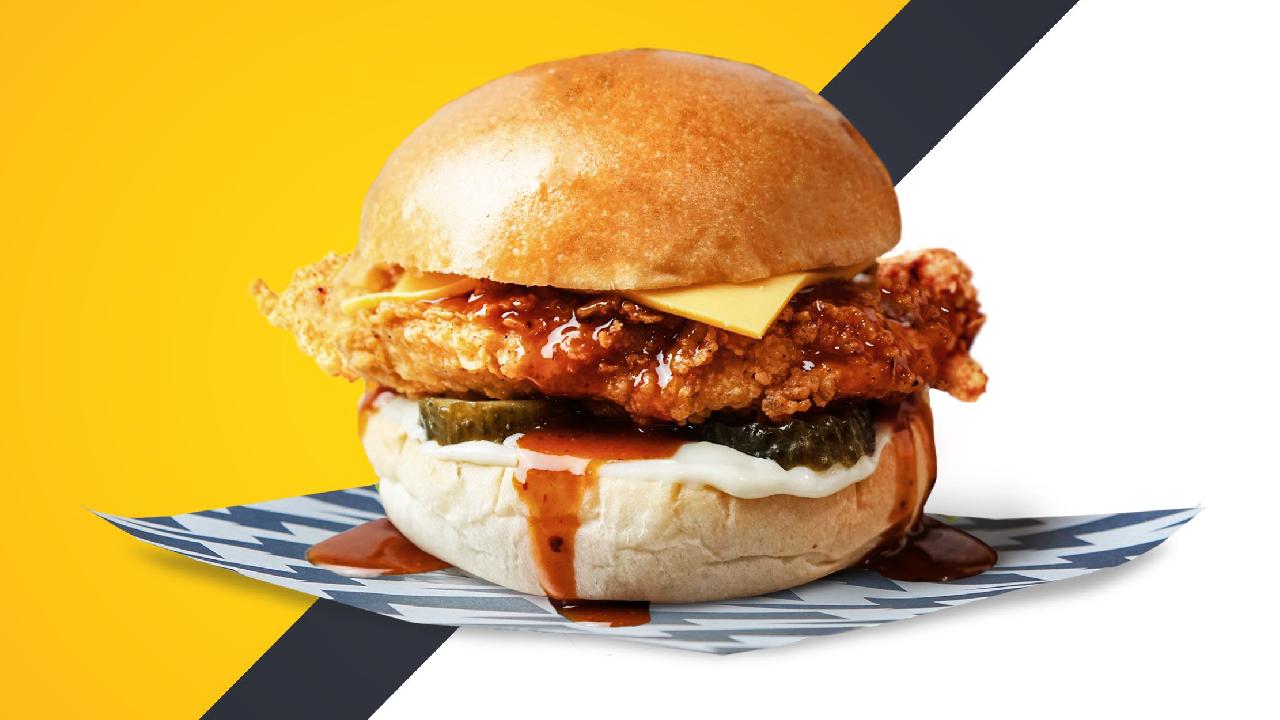 Meal card cover for: Hot Honey Burger