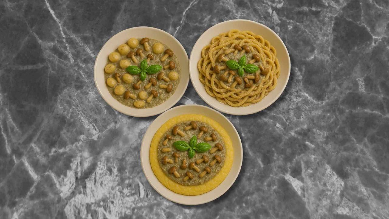 Meal card cover for: Truffle&Mushrooms Tagliatelle