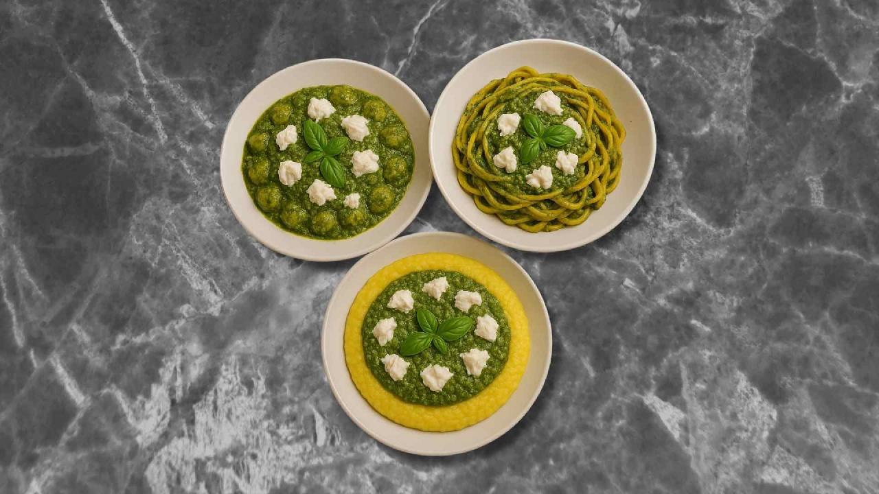 Meal card cover for: Pesto e Mozzarella Gnocchi