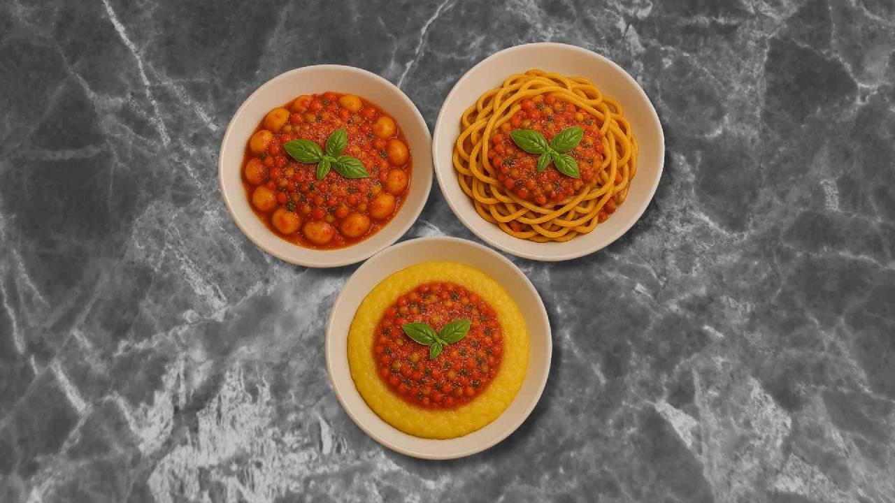 Meal card cover for: Ratatouille Tagliatelle