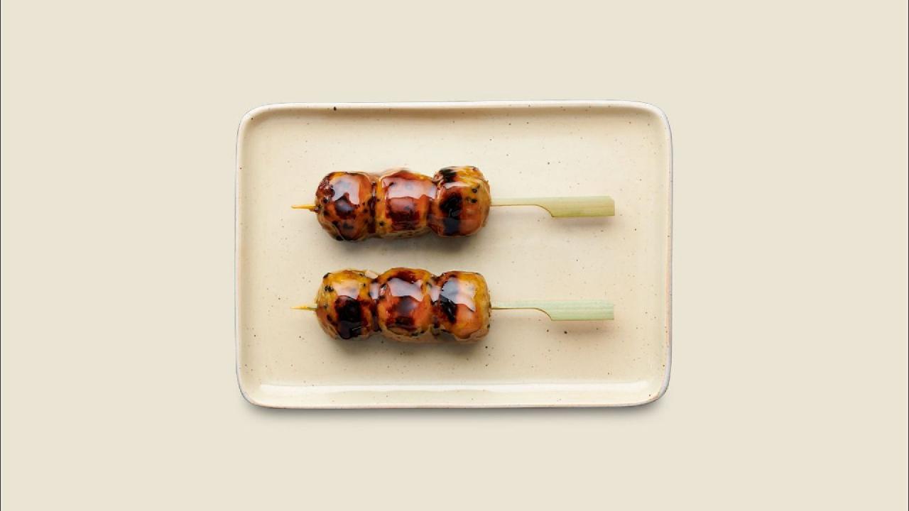 Meal card cover for: Tsukune