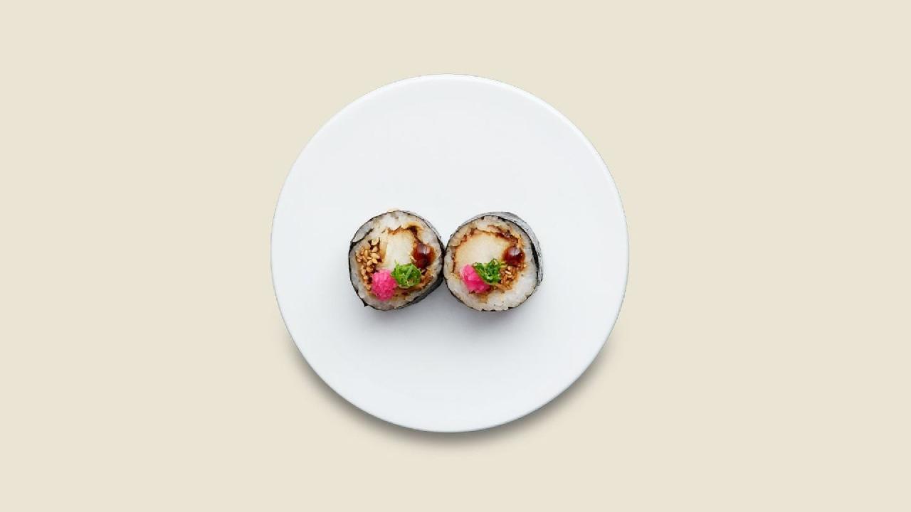 Meal card cover for: Black Cod Maki