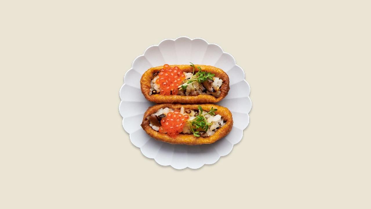 Meal card cover for: Inari Ikura