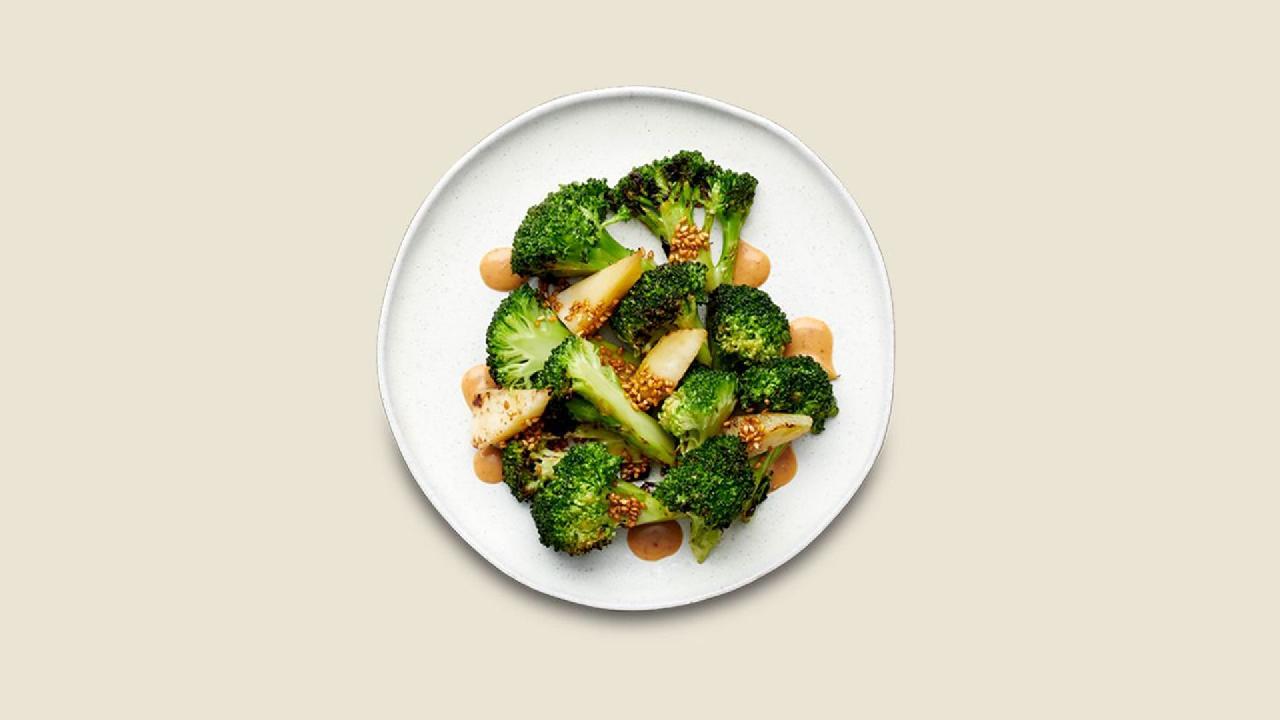 Meal card cover for: Grilled Broccoli