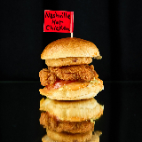 Meal card cover for: Nashville Hot Burger
