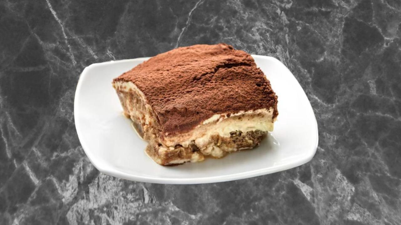 Meal card cover for: Tiramisu