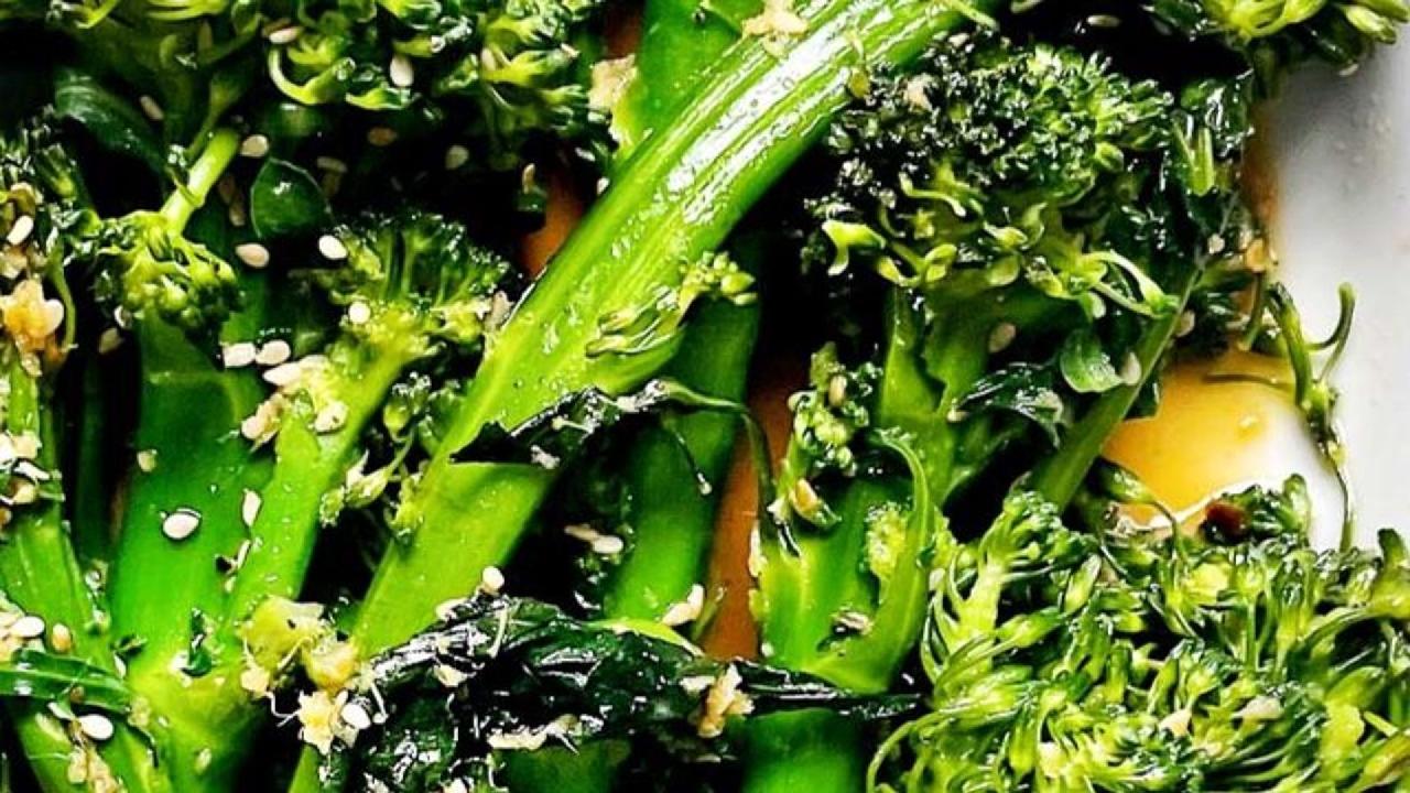 Meal card cover for: Broccolini Sesame-Ponzu Sauteed. (250ml)