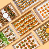Meal card cover for: Mina's Canapé Selection (Minimum 30)