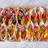 Meal card cover for: Halloumi Pita Pocket Platter (Serves 14)