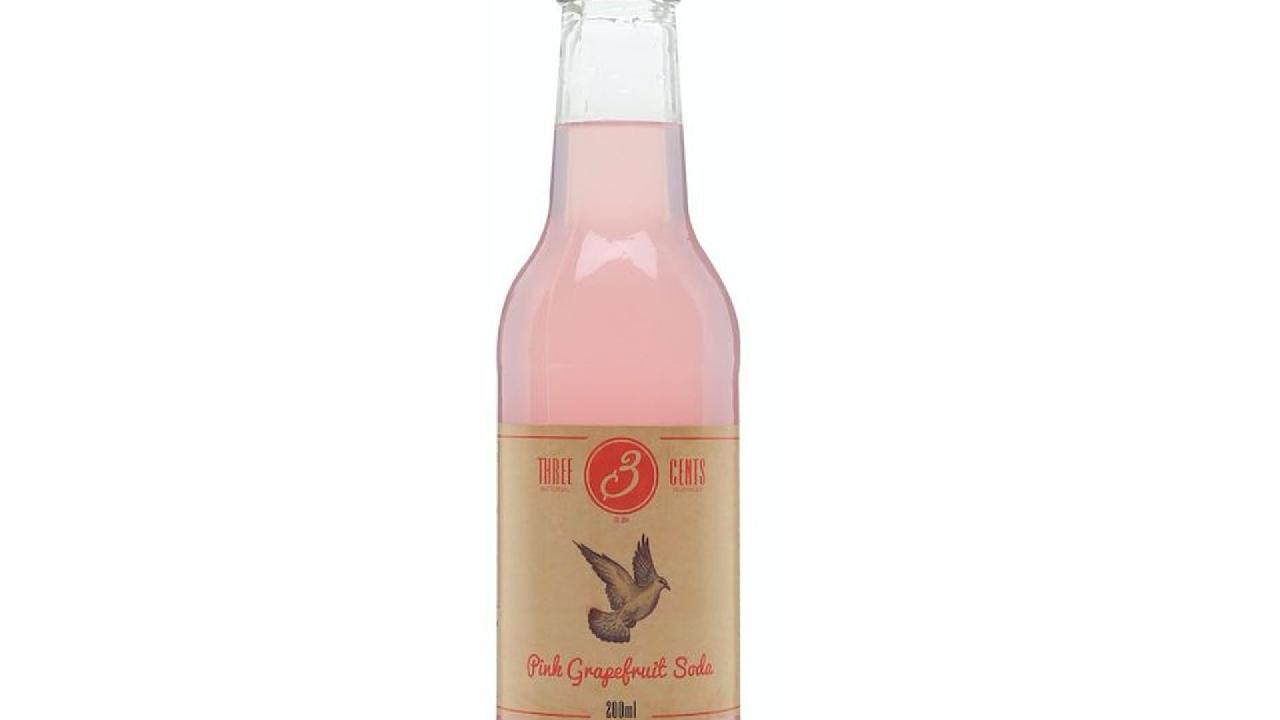 Meal card cover for: 3 Cents grapefruit soda
