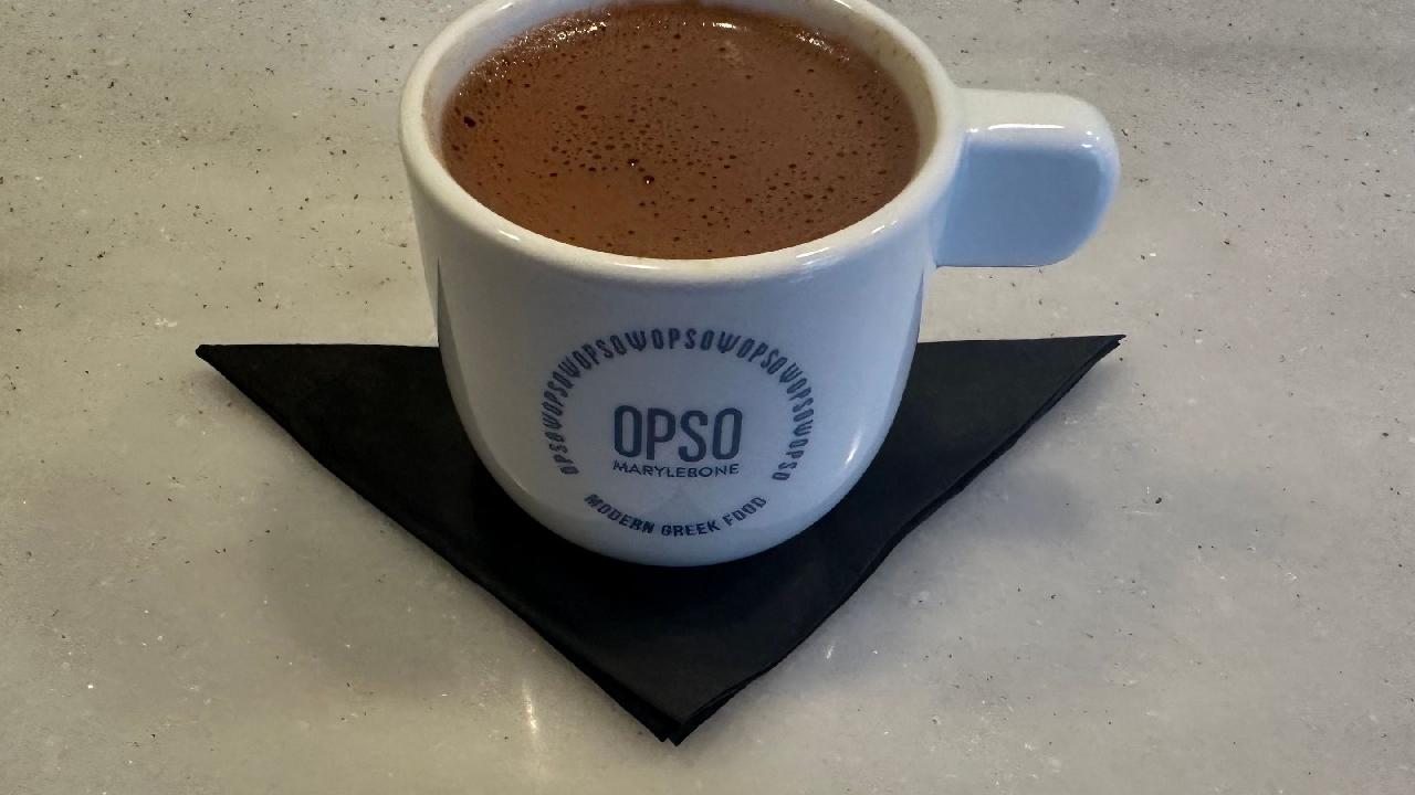 Meal card cover for: Double Greek Coffee