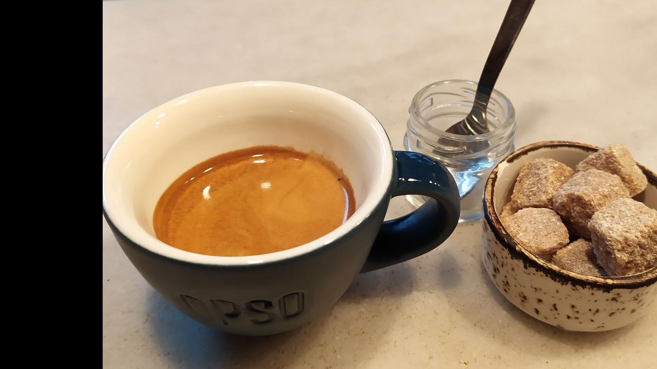 Meal card cover for: Double Espresso
