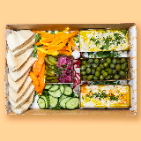 Meal card cover for: Mezze Platter (Serves 10)