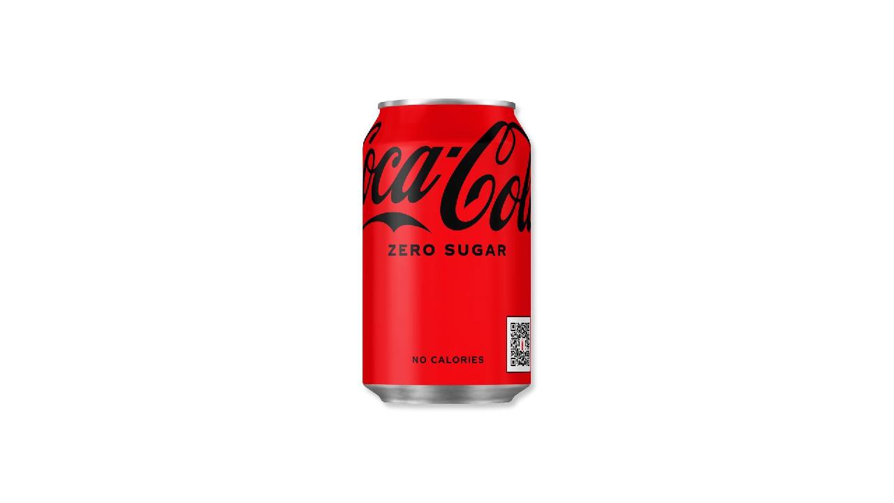 Meal card cover for: coca-cola zero sugar