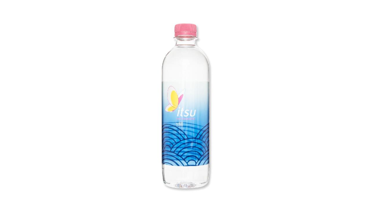 Meal card cover for: itsu water.