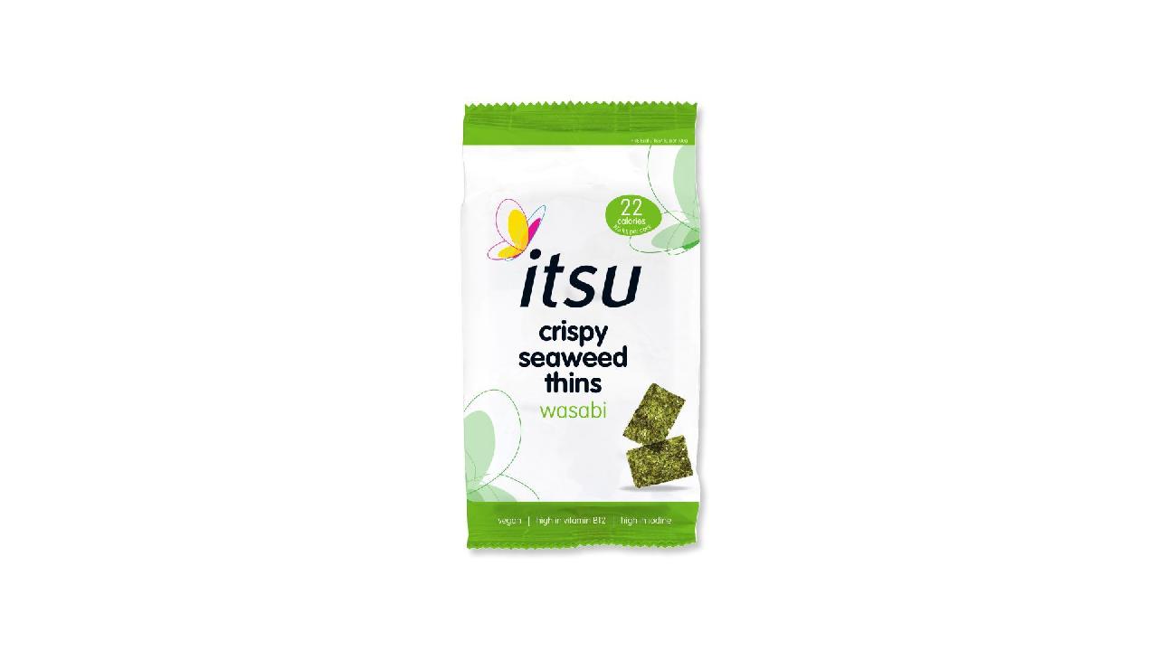 Meal card cover for: crispy seaweed thins wasabi 