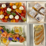 Meal card cover for: 2 x Executive Lunch Trays - Smoked Salmon Option