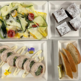Meal card cover for: 2 x Executive Lunch Tray - Chicken Involtino  Option