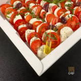 Meal card cover for: Tomato, Mozzarella and Basil