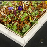 Meal card cover for: Spicy Chinese Noodle Salad with shredded Duck
