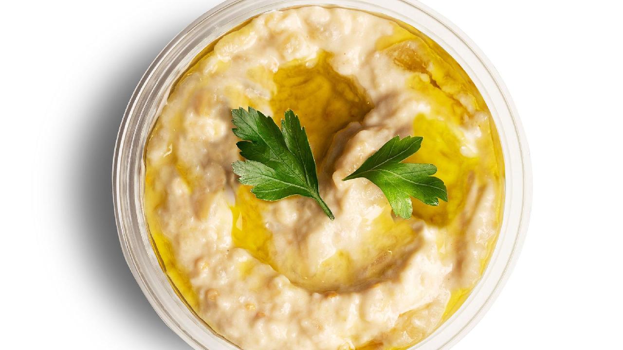 Meal card cover for: Baba Ghanouj
