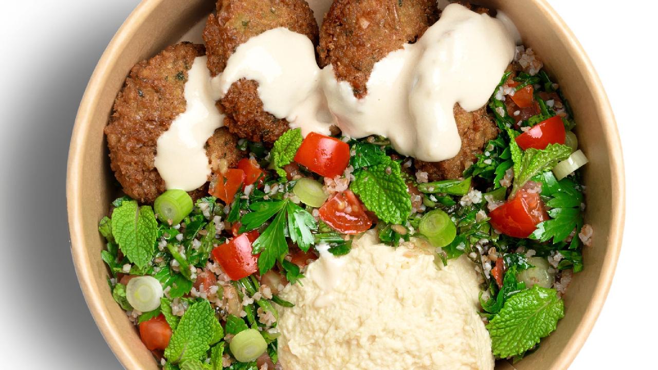 Meal card cover for: Falafel Salad 