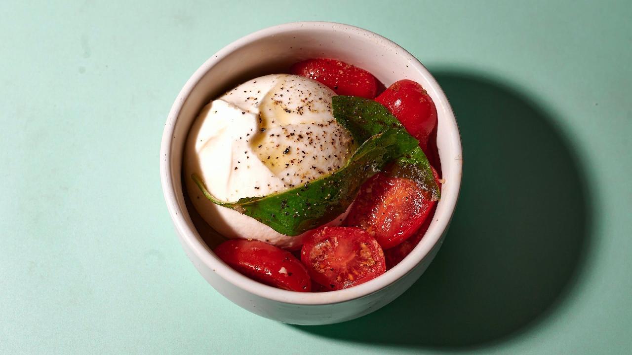 Meal card cover for: Burrata from Apulia