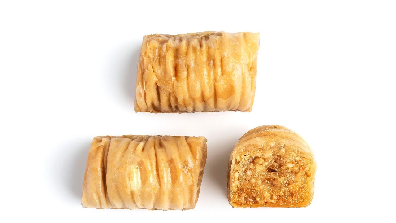Meal card cover for: Cashew Baklawa Snack Pack