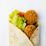 Meal card cover for: Homemade Falafel Wrap