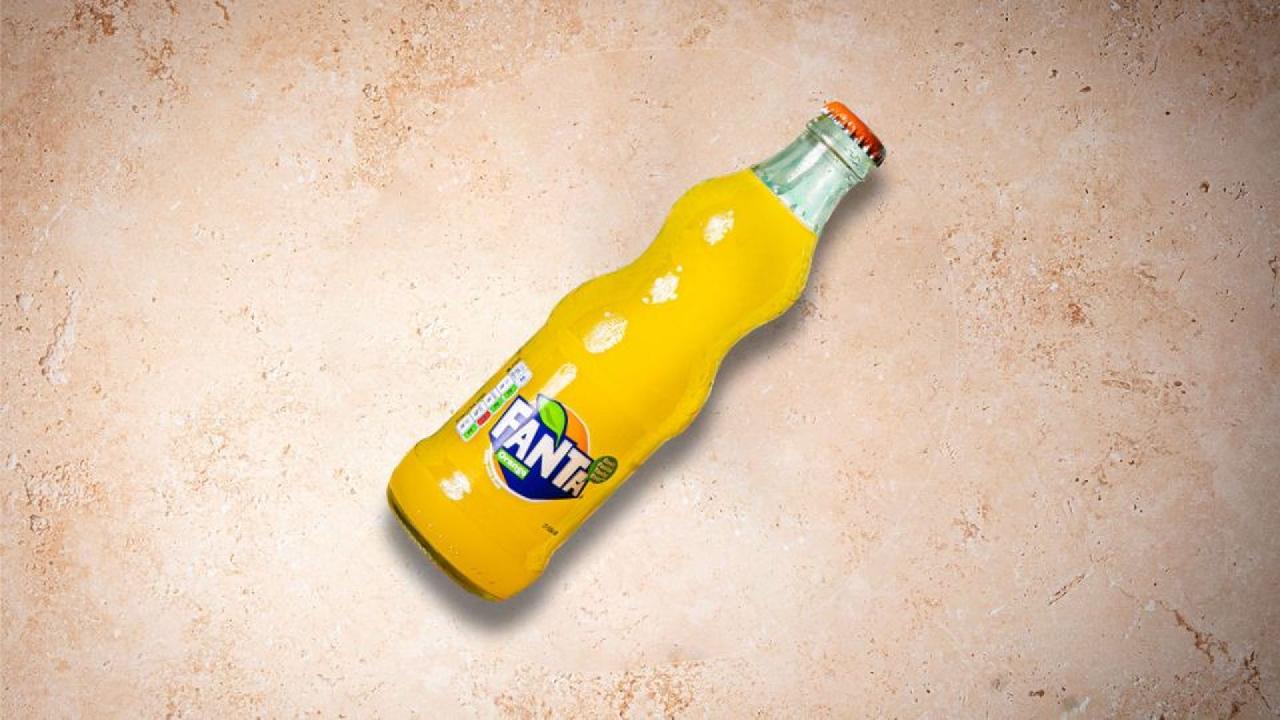 Meal card cover for: Fanta Orange 330ml Bottle