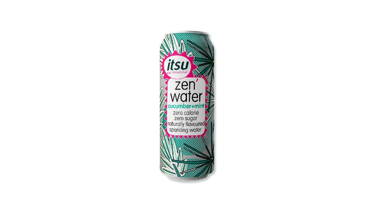 Meal card cover for: cucumber & mint zen'water 