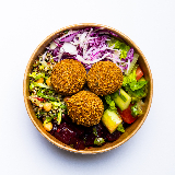 Meal card cover for: Homemade Falafel Salad Bowl