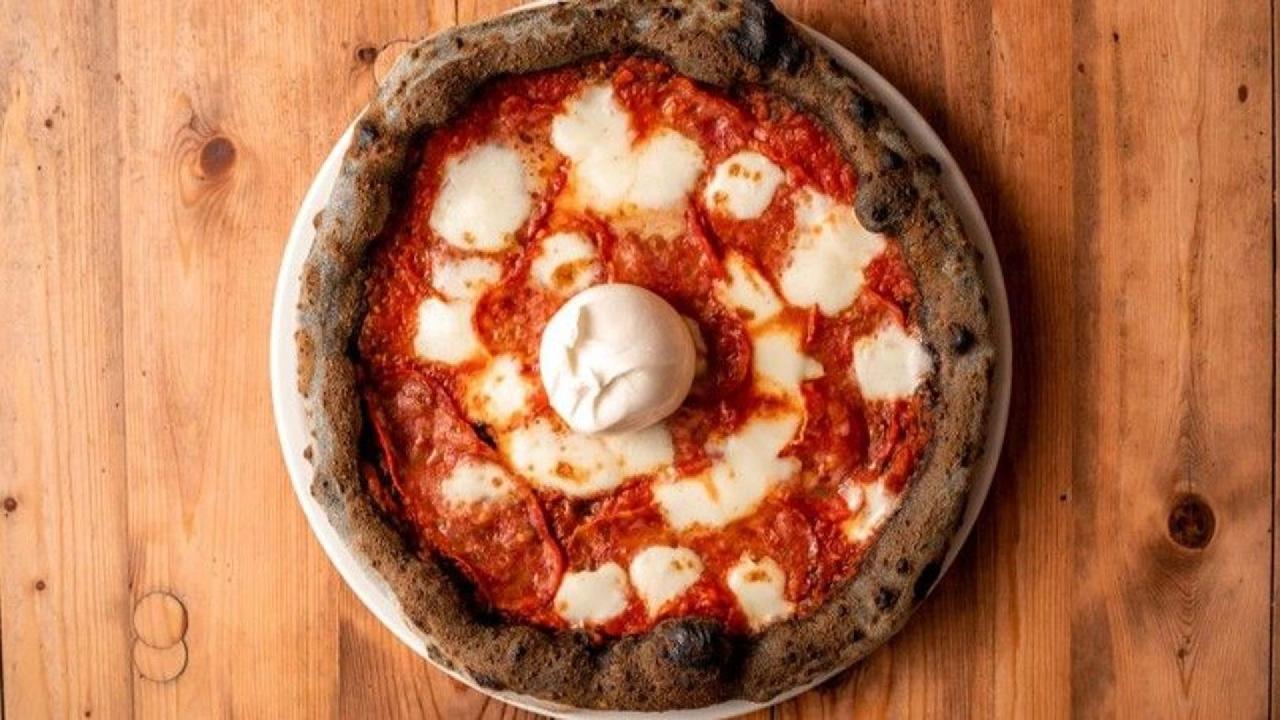 Meal card cover for: SPICY BURRATA