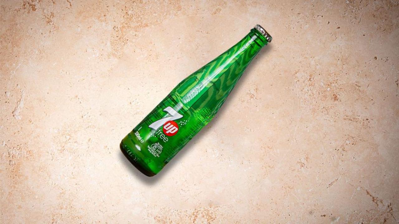 Meal card cover for: 7up 330ml Bottle