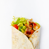 Meal card cover for: Chicken Schnitzel Wrap