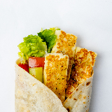 Meal card cover for: Grilled Halloumi Wrap
