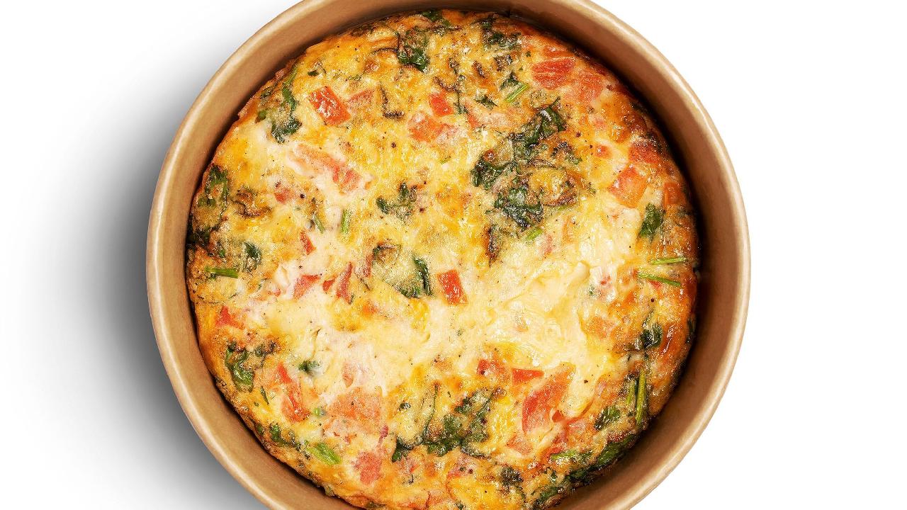 Meal card cover for: Cheese Omelette 